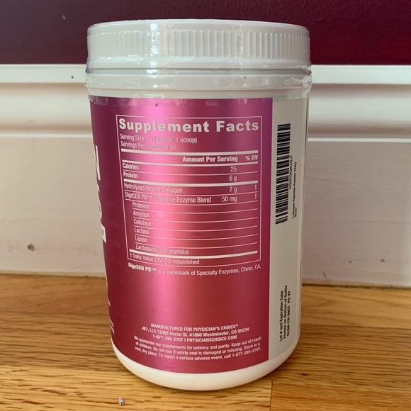 Physician’s Choice Collagen Peptides Unflavored Powder You Add to Liquid - Picture 4 of 6